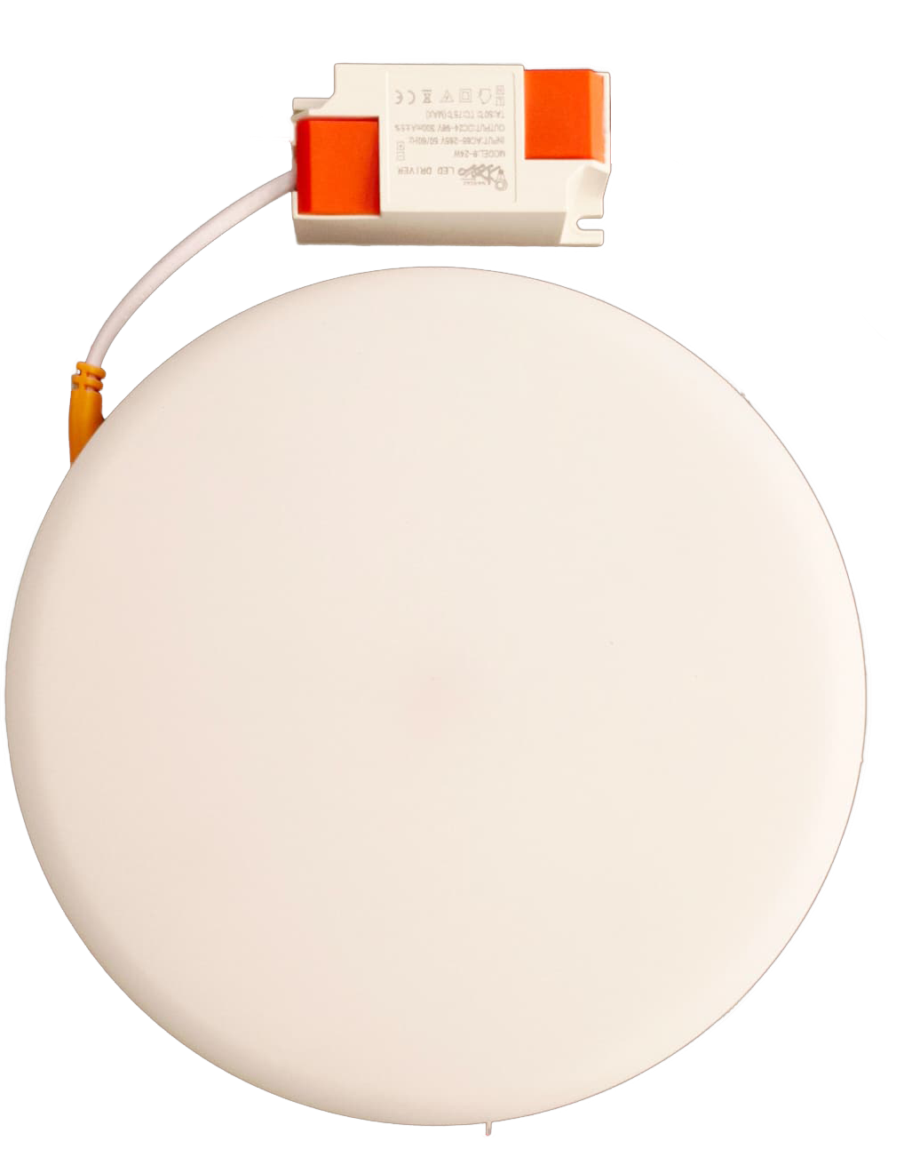 پنل فول لایت توکار 24 وات گرد مهداد الکتریک سایز شو