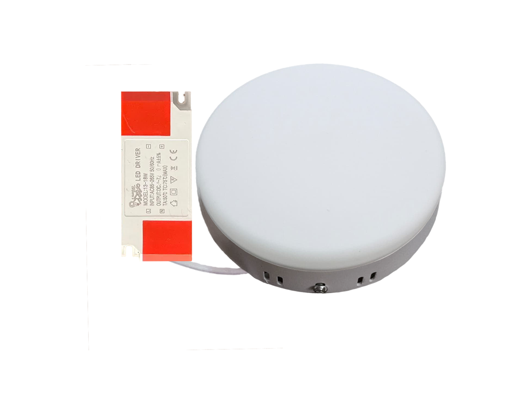 پنل روکار فول لایت گرد 18وات برند مهداد الکتریک