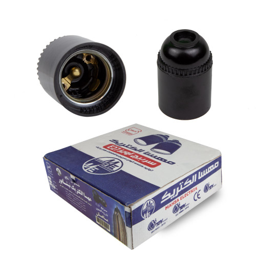 سرپیچ آویز ساده مشکی مهسا الکتریک